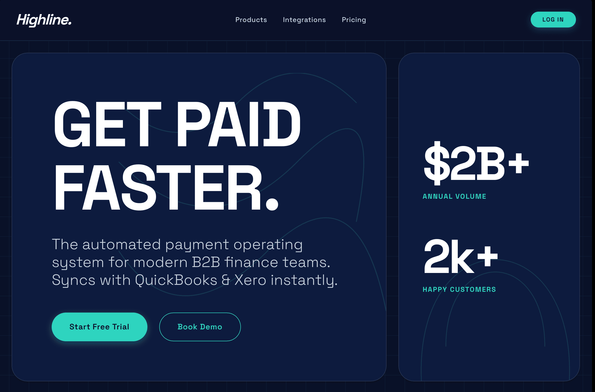 Highline website redesign preview