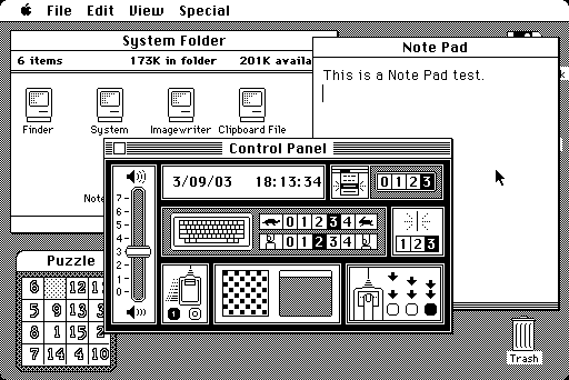 The original Macintosh operating system