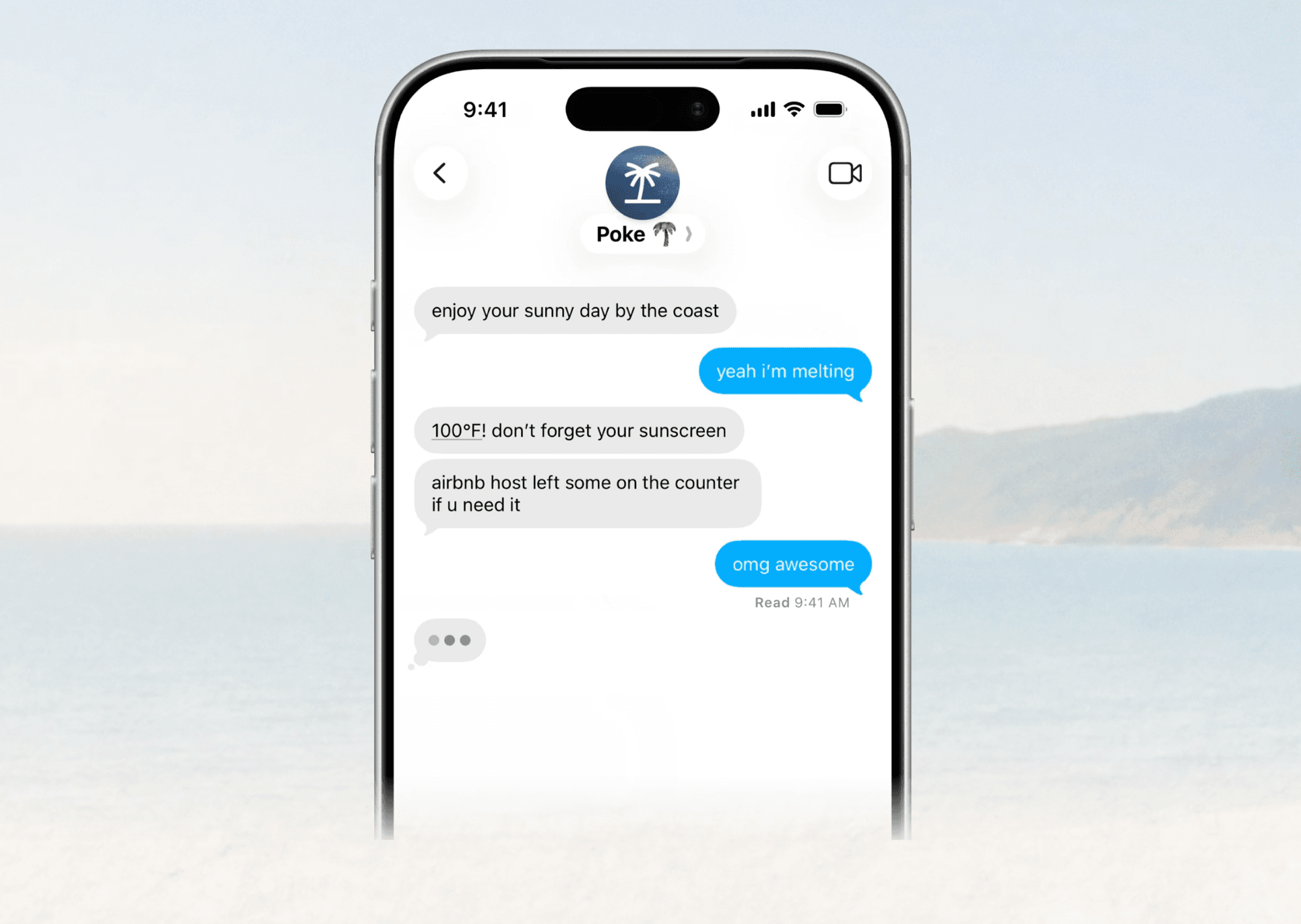 Poke AI assistant in iMessage