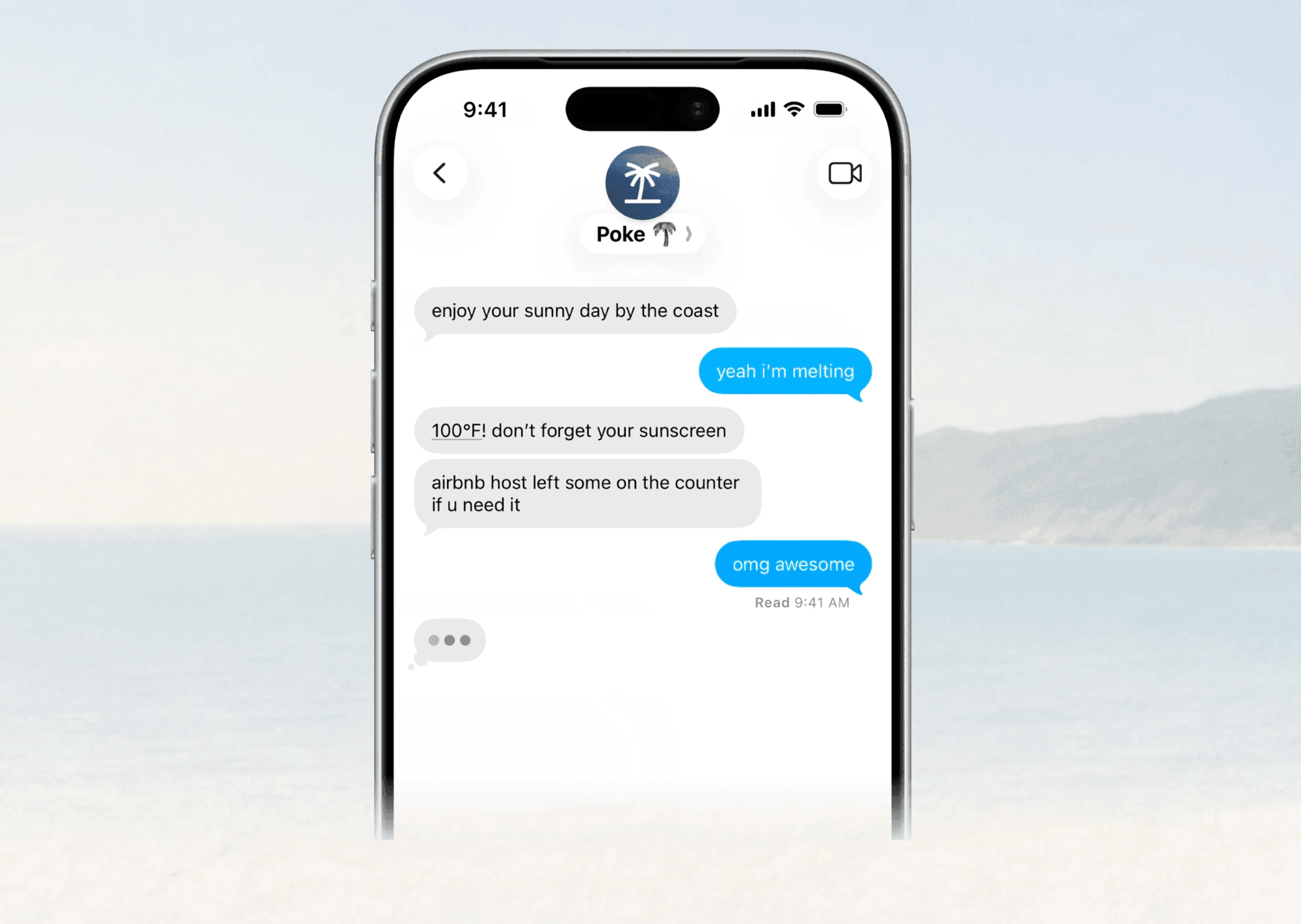 Poke AI assistant in iMessage