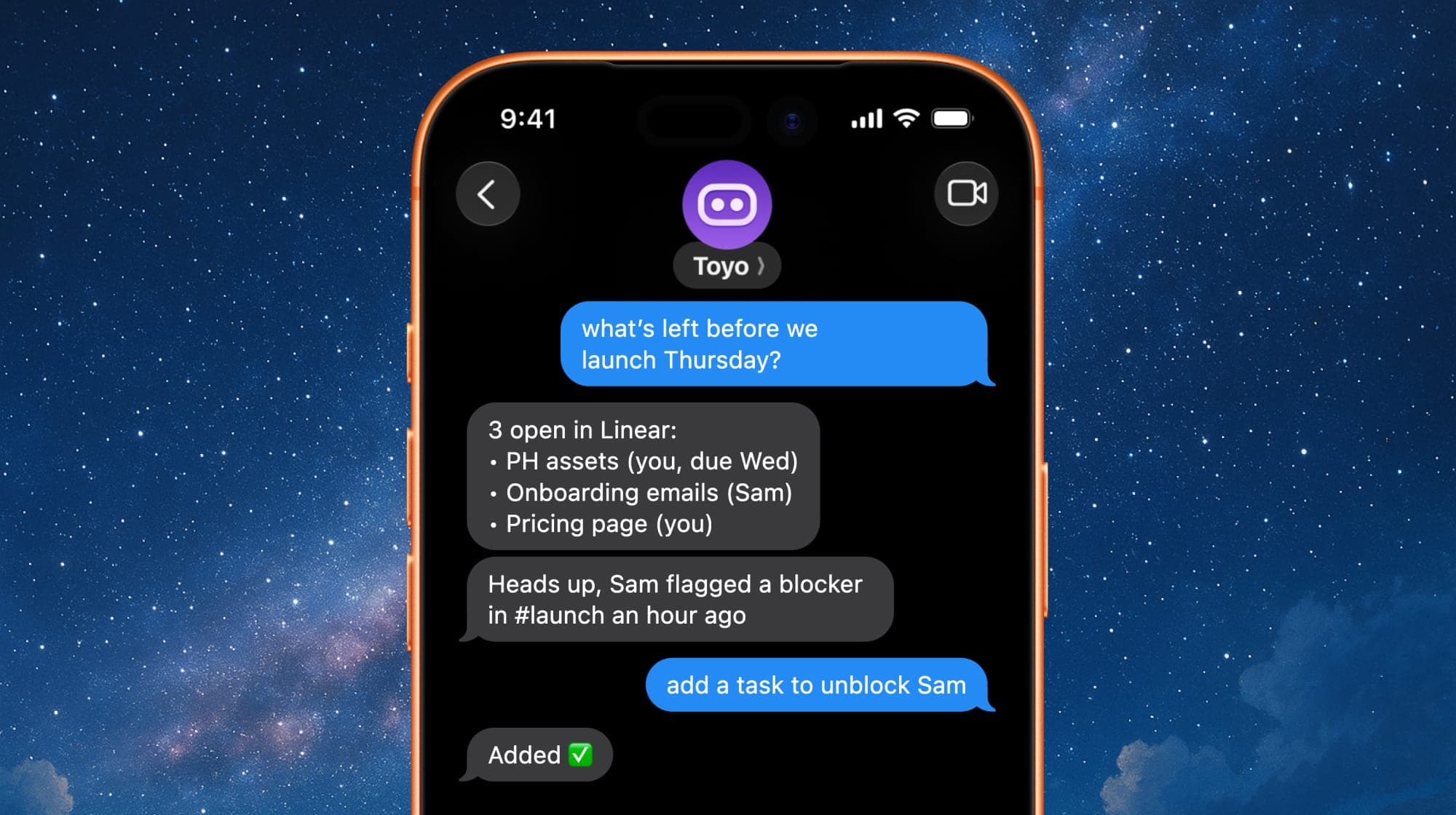 Toyo keeping project work moving