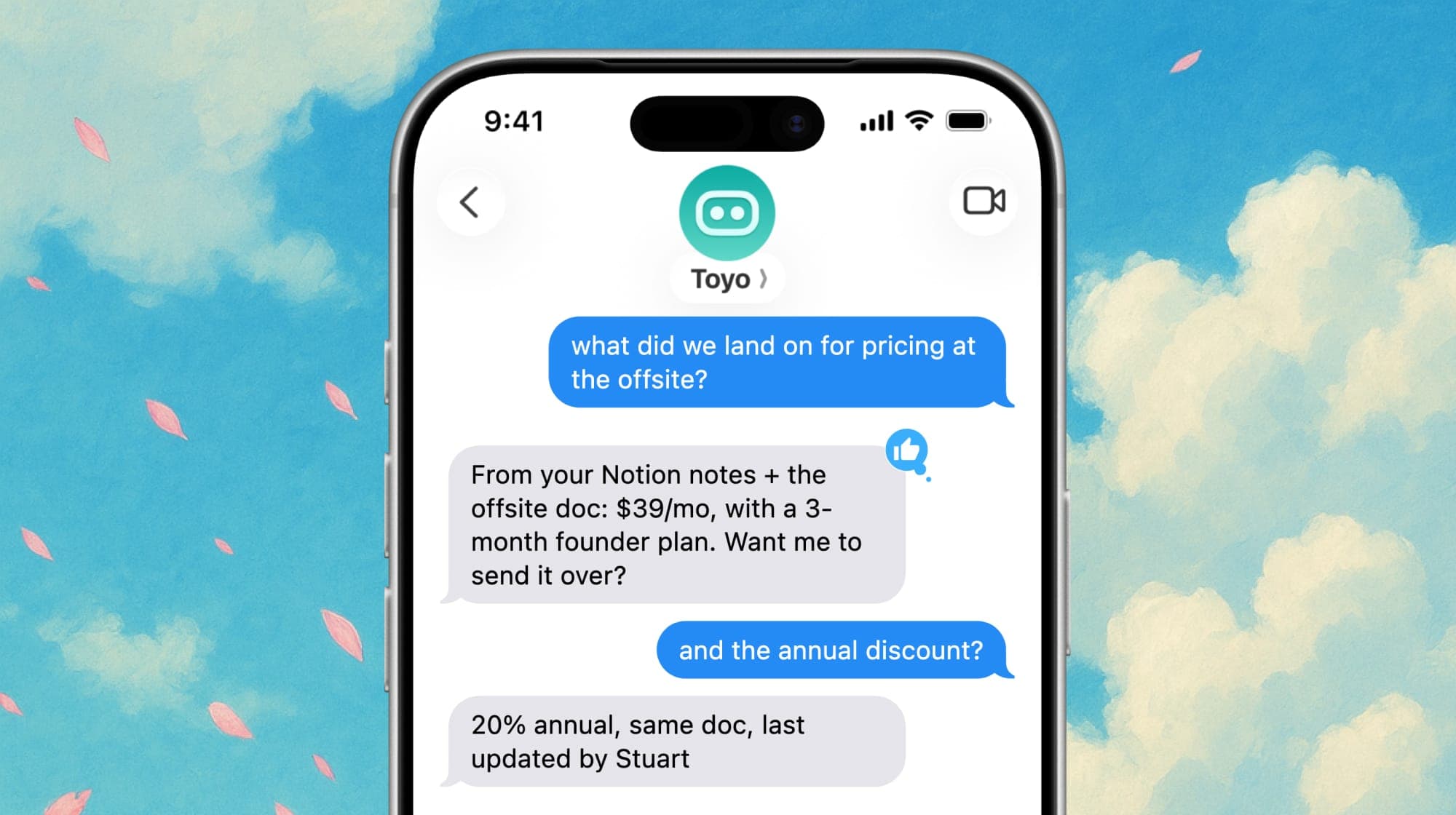 Toyo answering from company knowledge