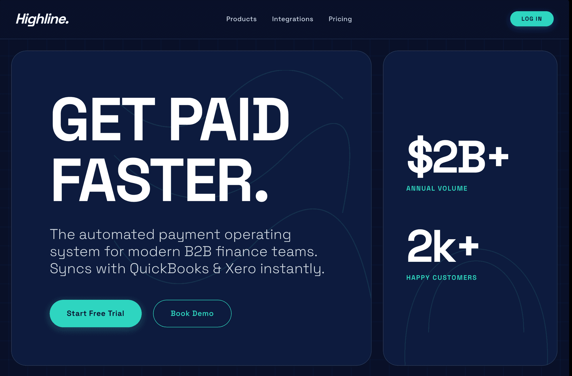 Highline website redesign preview